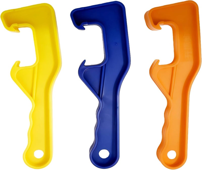 smrtcol Plastic Bucket Lid Opener with Non-Slip,Grip Bucket Lid Opener Tool Professional Lifter/Remover Wrench for Home, Office & Industrial Use,Safely Open Paint, Chemical & Food Storage Containers（3 Pack) - Image 1